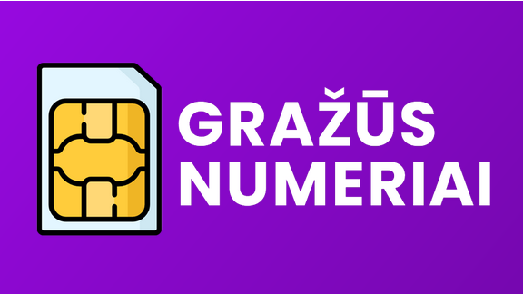 Gražūs telefono numeriai